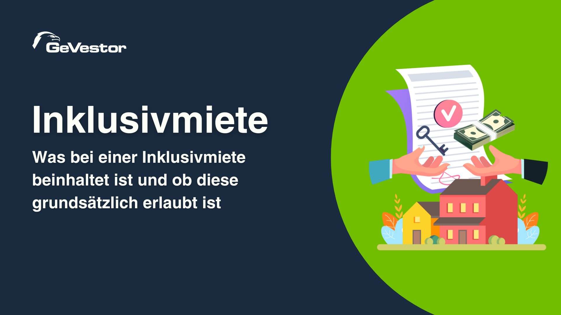 Inklusivmiete Betriebskosten sind in der Miete enthalten