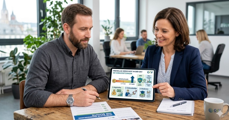 Freiwillig versichert in der GKV – das sind die Voraussetzungen
